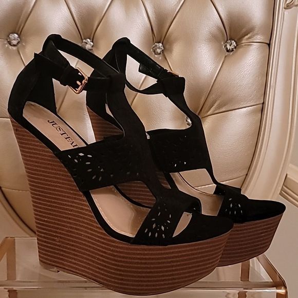 JustFab Sheree Wedges  - Picture 7 of 16